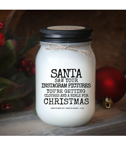 KindMoose Candle Company - Santa Saw Your Instagram