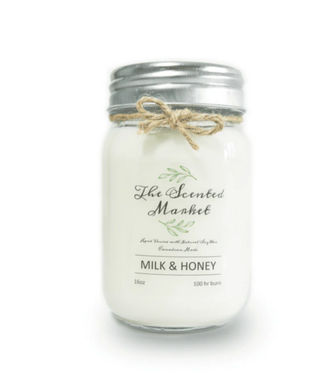 The Scented Market Milk & Honey 16 oz