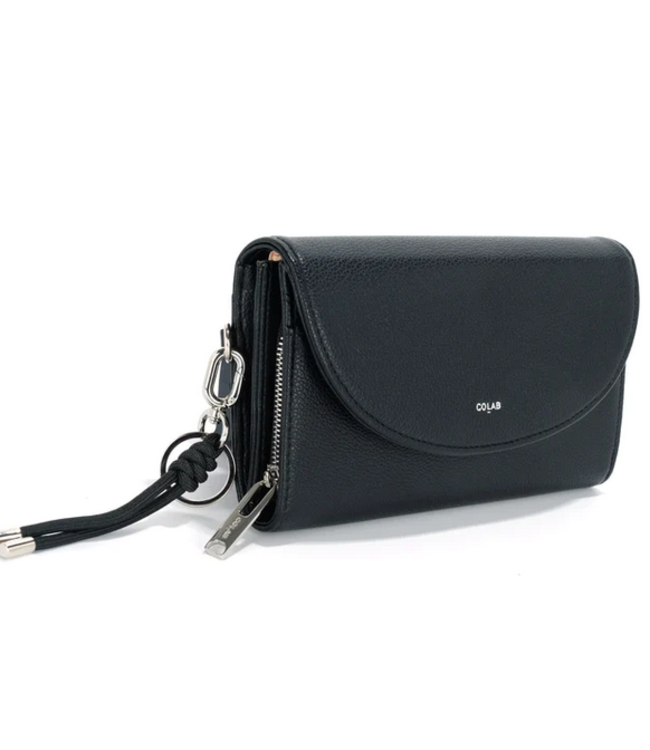 Co Lab Purses Co Lab Braid & Lock 'COVE' Wallet - Black