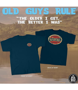 Old Guys Rule Better Oval - Navy