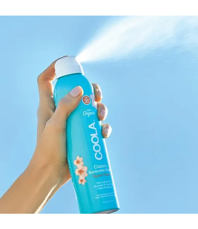 Coola -Sunscreen Tropical Coconut spray -6 oz /177 ml