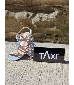 Taxi Shoes - Harper Silver evening shoes