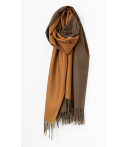 Caracol Large Soft Double Sided Scarf - Olv/Rst