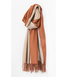 Caracol Large Soft Double Sided Scarf - Rst/Bge