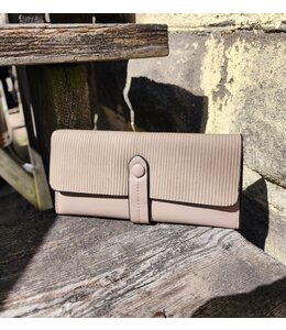 Caracol Wallet with  Multiple Card Inserts - Taupe