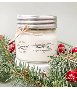The Scented Market Bayberry 8 oz Candle