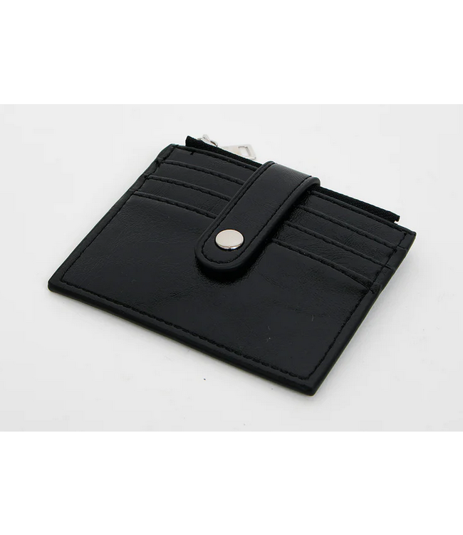 Caracol Small Card wallet with coin purse- Black
