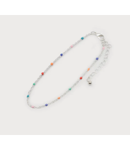 Caracol Anklet with Coloured Beads