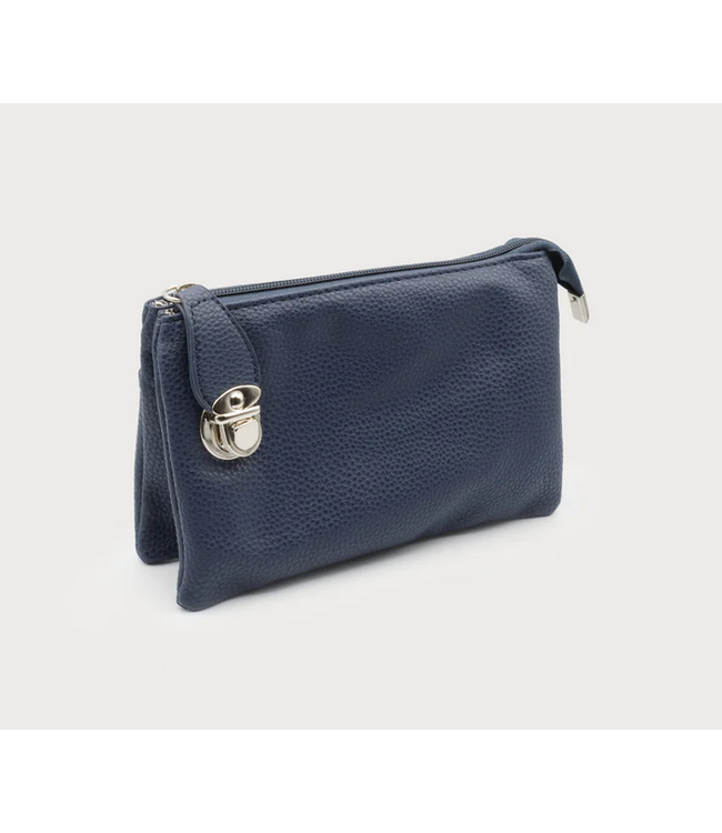Caracol Crossbody pebble / multifunction bag - navy