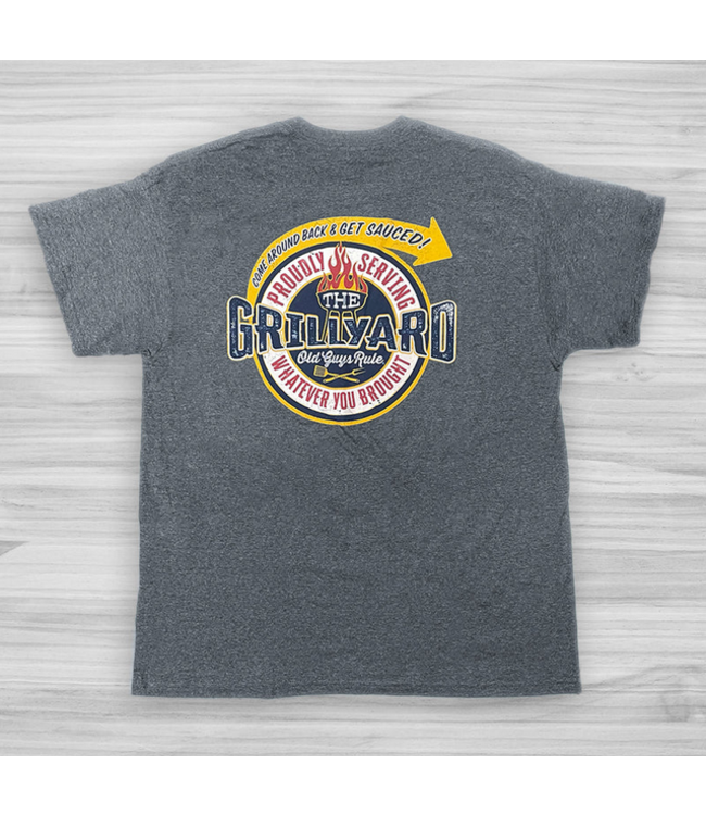 Old Guys Rule Grillyard - Dark Heather Grey