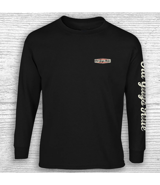 Old Guys Rule -Long Sleeve Aged to Perfection - Black