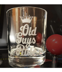 Old Guys Rule -  Whiskey glass