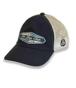 Old Guys Rule 4-Trucker Hat Local Legend -Navy