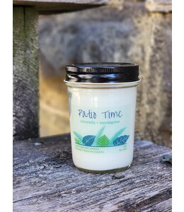 Patio Time Citronella & Lemongrass 8 oz Candle