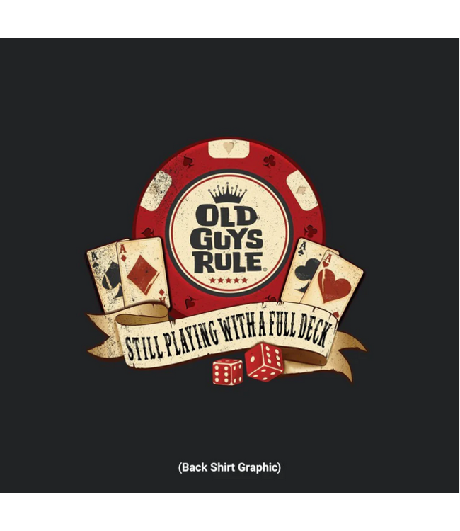 Old Guys Rule - Poker - Black