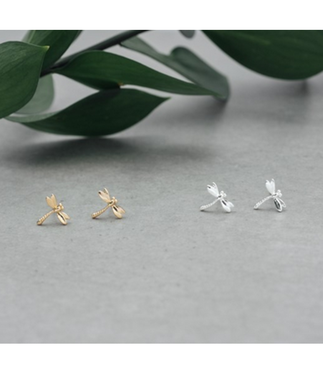 Glee -Dragonfly studs- Gold