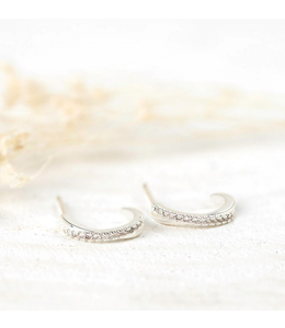 Glee - Tiny Dancer hoops- Silver