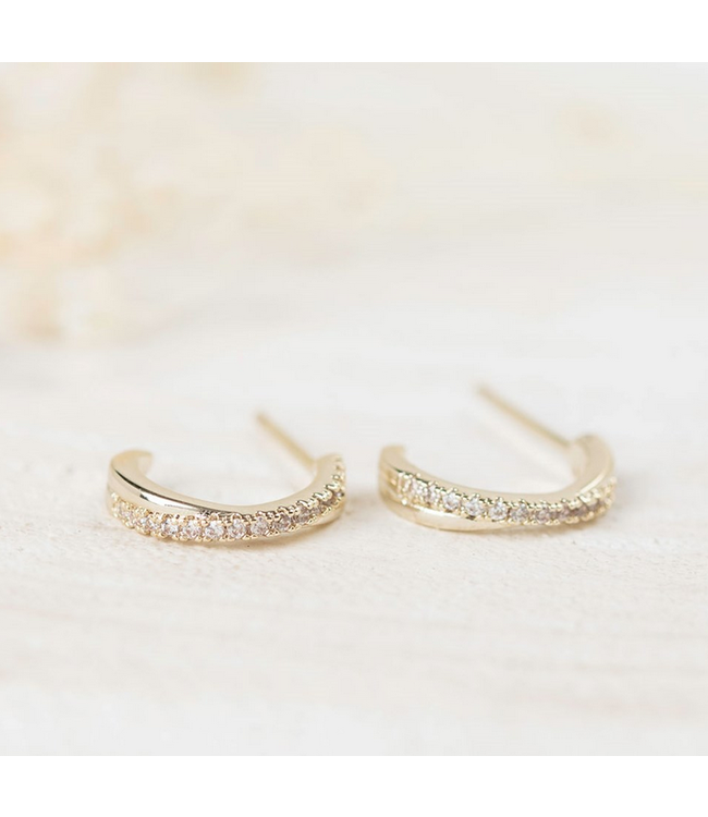 Glee - Tiny Dancer hoops- Gold