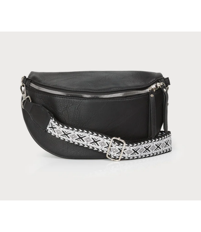 Caracol -Crossbody sling - Black