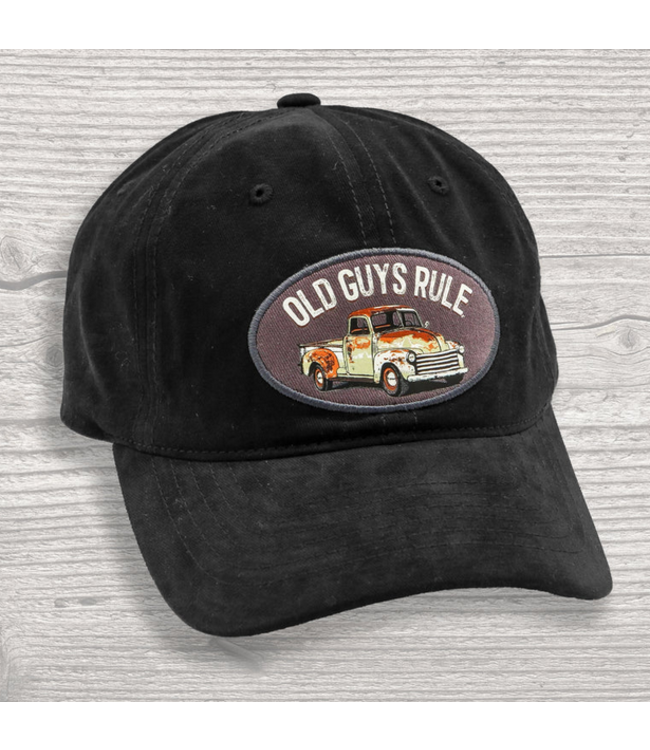Old Guys Rule - Rusty truck hat - Black