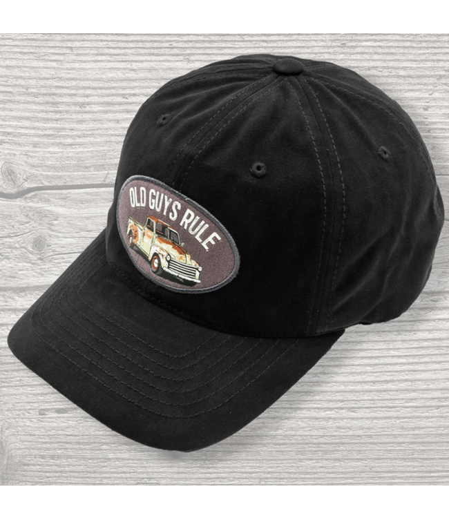 Old Guys Rule - Rusty truck hat - Black