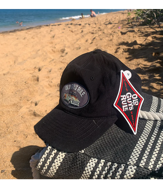 Old Guys Rule - Rusty truck hat - Black