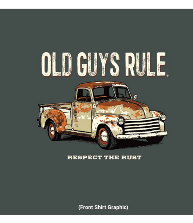 Old Guys Rule - Rusty truck- Grey