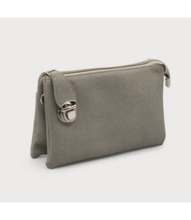 Caracol Textured - Crossbody with wristlet - Light Khaki