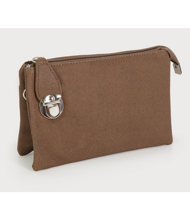 Caracol   Textured - Crossbody multifunction bag - Brown