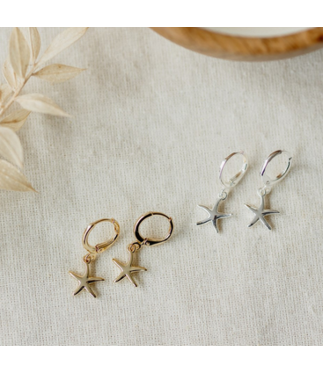 Glee -Seashore Serenity Hoops- Silver