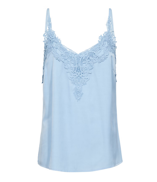 Cream -Cranna tank top- Clear sky