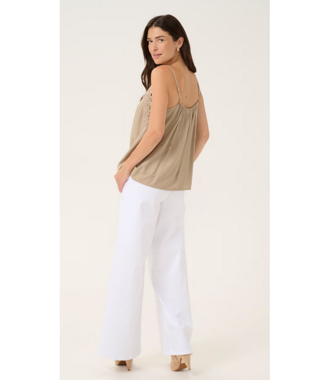 Cream -Cranna tank top- Tuffet