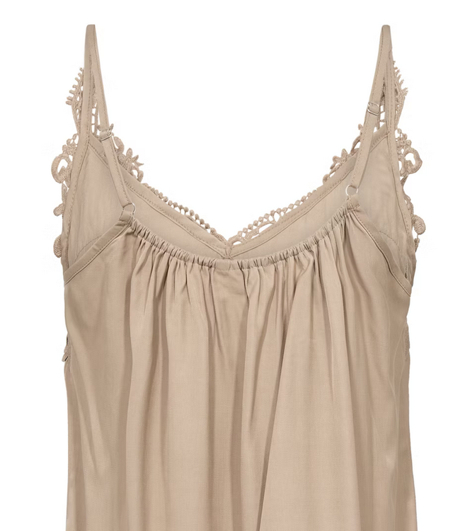 Cream -Cranna tank top- Tuffet