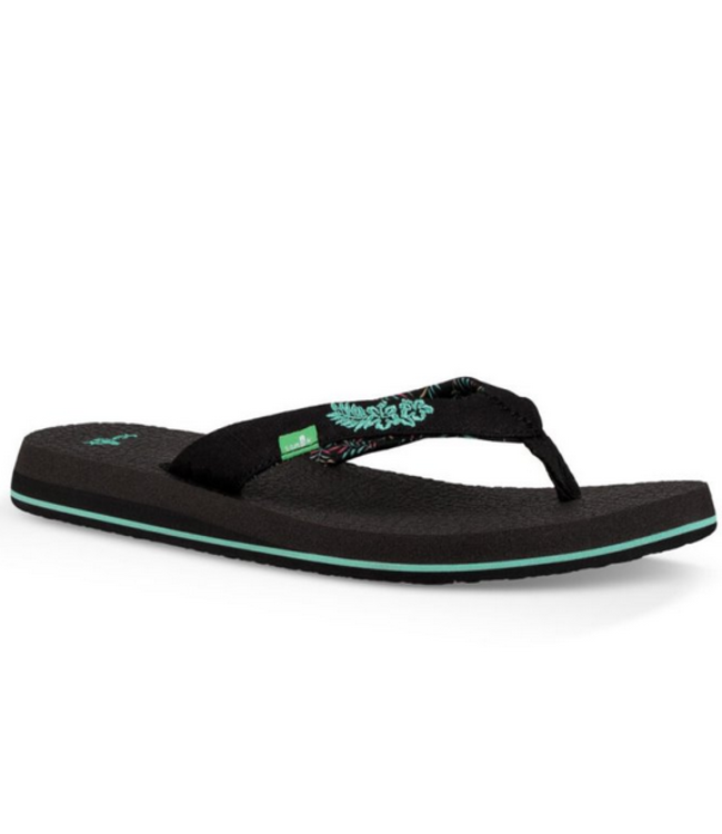 Sanuks -Yoga Paradise- Black /Teal