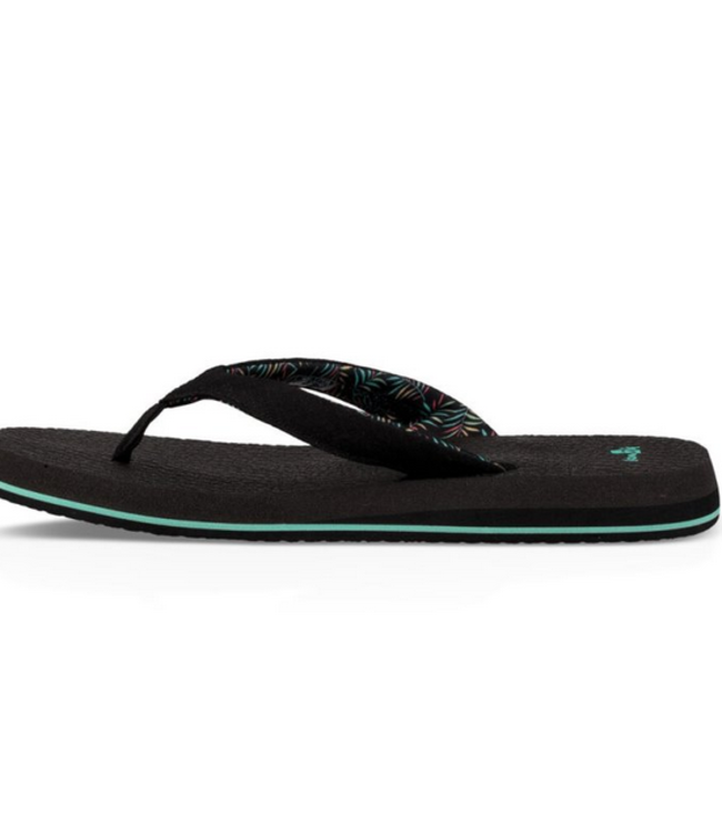 Sanuks -Yoga Paradise- Black /Teal