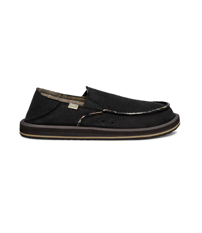 Sanuks Men's  Donny- Charcoal