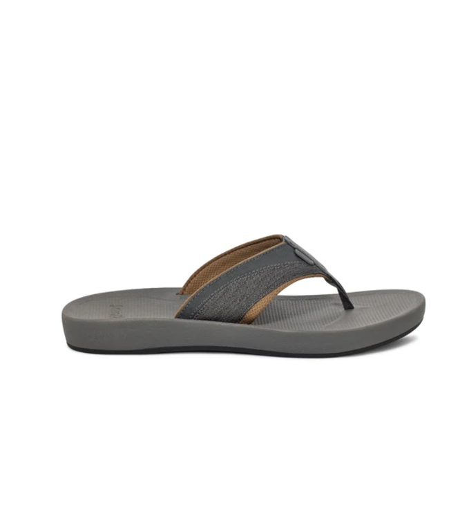 Sanuks -Men's cosmic seas mesh - Dark Grey