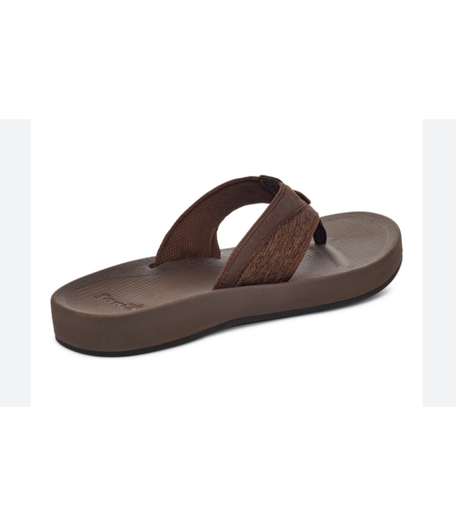 Sanuks -Men's cosmic seas mesh - Brown