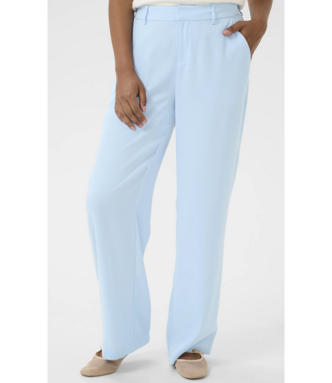 Cream -Cocamia pant - Clear sky blue