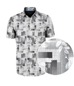 Point Zero men - Printed dress shirt- floral design