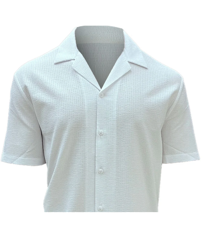 Point Zero men - Short sleeve button up - White
