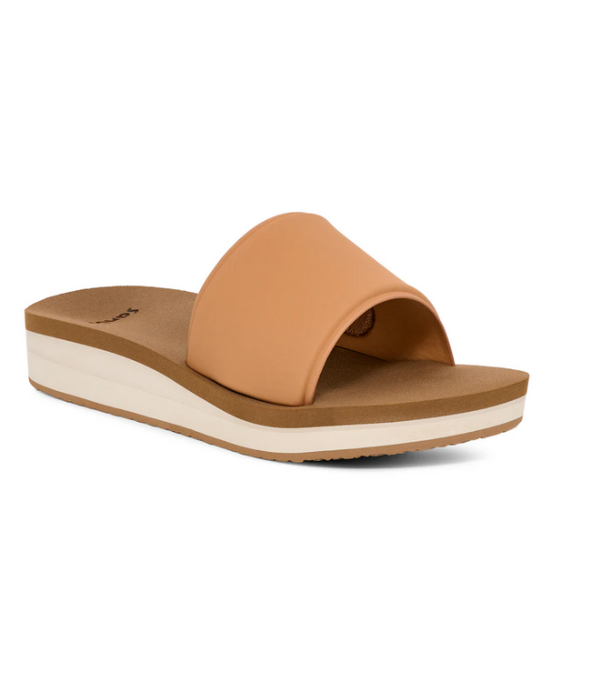 Sanuks Highland slide- Tan