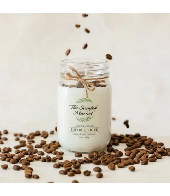 The Scented Market -But First, Coffee -16 oz