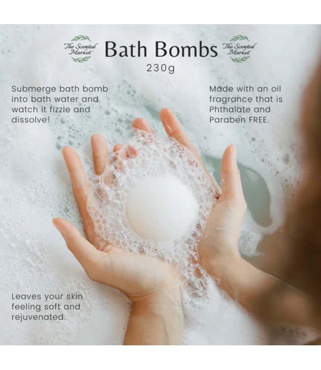 The Scented Market -Bath Bombs - Cashmere