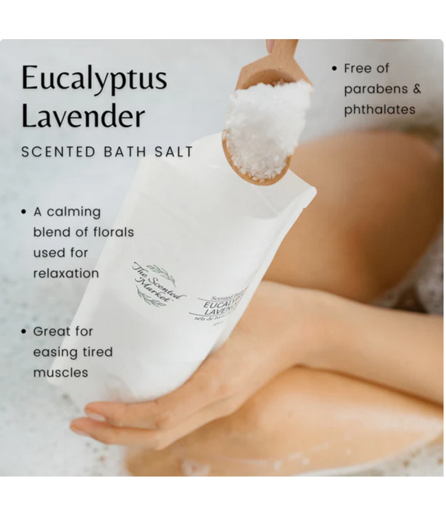 The Scented Market -Bathsalts Eucalyptus Lavender