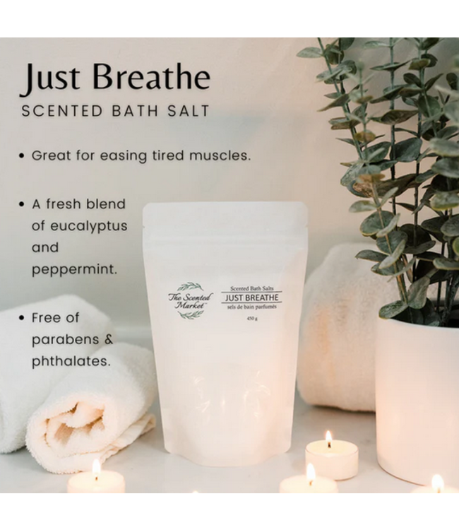 The Scented Market -Bath salts Just Breathe