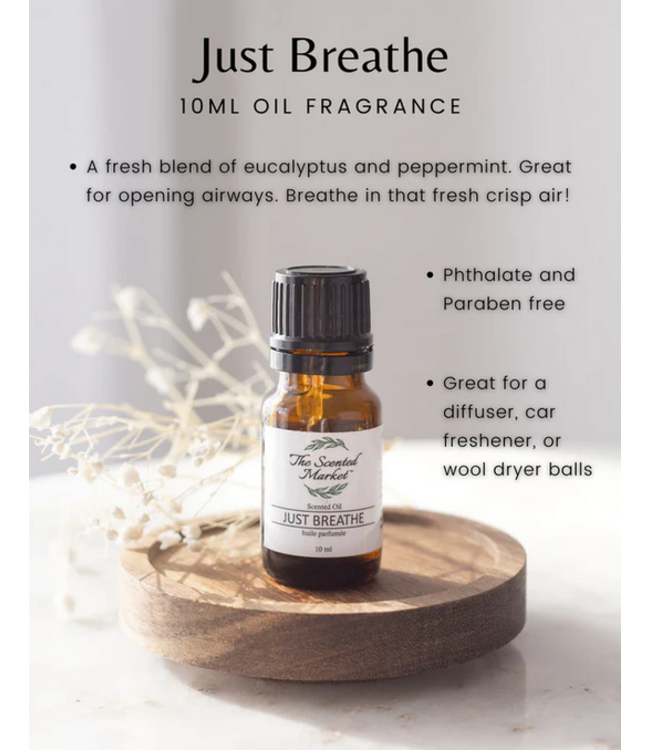 The Scented Market Essential Oil Just Breathe