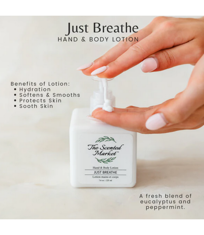 The Scented Market Hand and Body Lotion- Just Breathe