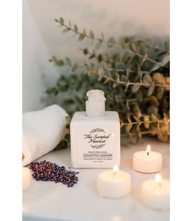 The Scented Market Hand and Body Lotion- Eucalyptus Lavender