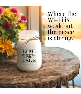 KindMoose Candle Company - 16 oz - Life is better at the Lake- Pina Colada